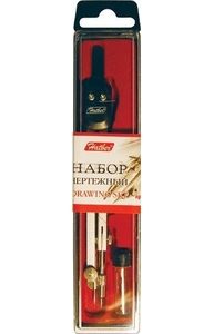 Готовальня 2 пред. "Hatber" пласт. пенал