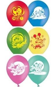 Воздушный шар 12" (30 см.) с рисунком "Disney. Микки Маус"
