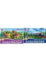 Пластилин восковой 24цв "Фантазия" 420гр со стеком