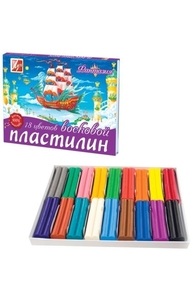 Пластилин восковой 18цв "Фантазия" 315гр со стеком
