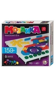 Мозаика фигурная 6цв /150 эл 1 поле арт. 00966