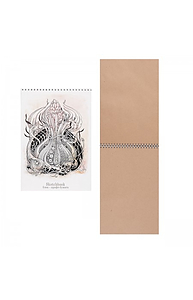 Скетчбук А4 40л спираль "Sketchbook", крафт бумага