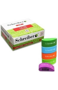Резинка стирательная (ластик) "Schreiber. Капелька" 4,5х2х1,5см
