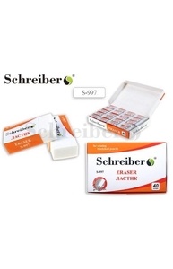 Резинка стирательная (ластик) "Schreiber" 3*1,5см