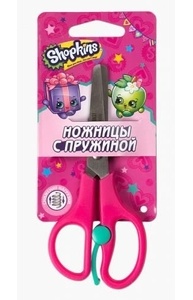 Ножницы 135мм. "Шопкинс тм Shopkins" с пружиной
