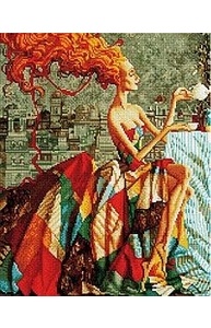 Алмазная мозаика 40х50см Чаепитие GF2207