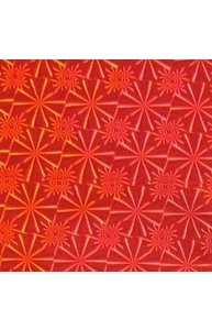 Бумага голографическая 70*100, цвет красный, арт. 16592КРАС