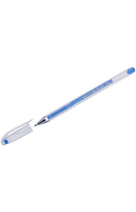 Ручка гелевая "Hi-Jell Color" 0,7мм голубая