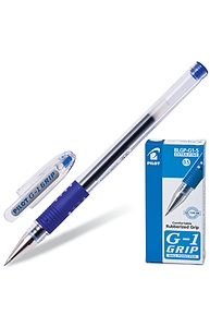 Ручка гелевая "G-1 Grip" 0,5мм. синяя, с грипом