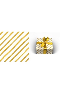 Коробка подарочная 190 х 120 х 75 Золотая диагональ  ПП-3580