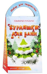 НГ Бомбочки для ванн своими руками. Елочка