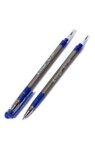 Ручка шариковая + карандаш сегментный 0,7мм синяя, игольчатый наконеч., тонированная