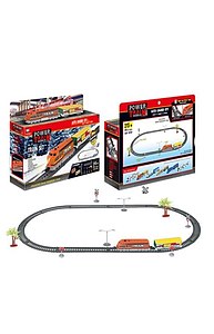 Железная дорога "TRAIN SET" (н/б, 22 предметов) №20832