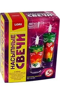 Насыпные свечи "Цветовая гармония" Нс-005