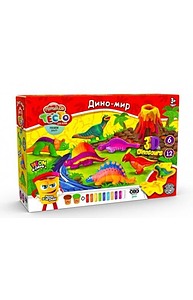 Тесто для лепки MASTER DO, Дино-мир, 10 цветов