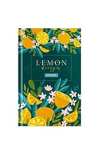 Ежедневник А5 136л, 7БЦ OfficeSpace "Цветы. Juicy lemon", матовая лам