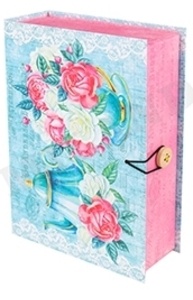 Коробка-книга 120х180х50 "Цветы"   КК-4833