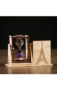 Часы песочные "Башня" с карандашницей, 10х13.5х5 см, микс 1100487