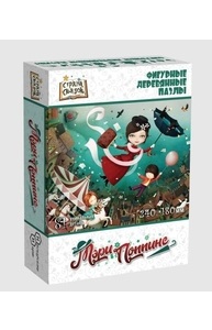 Страна сказок Фигурный деревянный пазл  "Мэри Поппинс" арт.8280