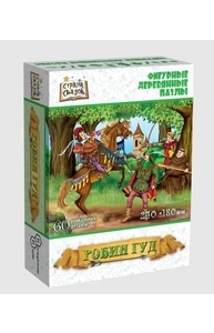 Страна сказок Фигурный деревянный пазл  "Робин Гуд" арт.8261
