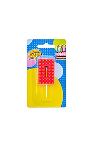 Свеча-цифра "0" Конструктор 4,5см/V
