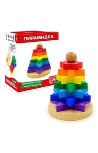Пирамидка Радуга "Звездочки" Д1040а