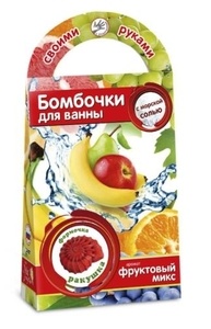 Бомбочки для ванн своими руками. Ракушка, с ароматом фруктов