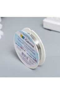 Проволока для бисера  "Gamma" 0,4мм.10 м ± 0.5 м под серебро 7742691