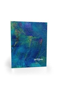 Книга для записей А4 80л клетка "Холст" матов.лам. интегр.