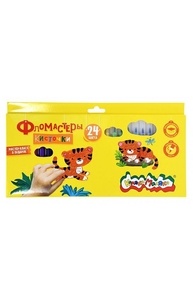 Фломастеры 24цв "Каляка-Маляка" кисточки