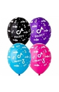 Воздушный шар 14 " Шелкография пастель Блогер Party , 25 шт
