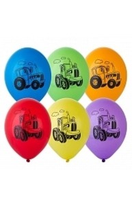 Воздушный Шар  14" Забавный Трактор, 50 шт