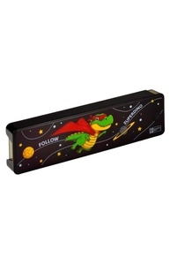 Пенал пластиковый "Супер Дино" 20х5,5х2,2см