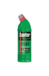 Средство чистящее "Sanfor. Universal" гель, с хлором  750 мл. "Зеленое яблоко"