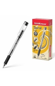 Ручка гелевая "Spiral" 0.5мм, черная