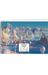 Скетчбук А5 40л спираль "BALLS"