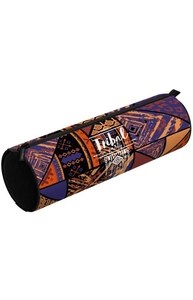 Пенал-тубус тканевый на молнии 210*60 "Tribal blue"