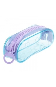 Пенал PVC "Blue" 20.5х7х8см ПВХ на молнии ZIPPER