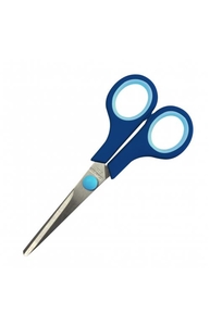 Ножницы 140мм "Economy" с пласт. прорезин. ручками, цвет синий
