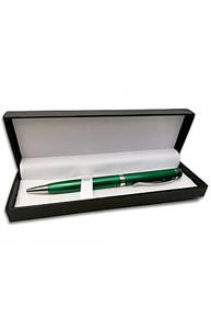 Ручка шариковая подарочная "Classic" синяя, корпус зеленый