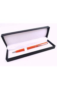 Ручка шариковая подарочная "Classic" синяя, корпус оранжевый