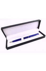 Ручка шариковая подарочная "Classic" синяя, корпус голубой