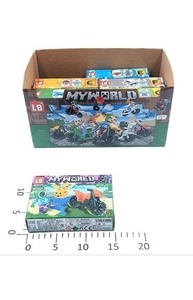 Конструктор MY WORLD (20 дет, 8 видов, 8 шт/уп) NO.LB510
