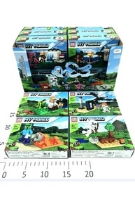 Конструктор MY WORLD "4в1" (89 деталей) 8 шт. в уп. №63073