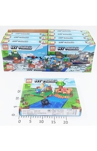 Конструктор "МY WORLD" 4в1 (166-174 деталей) 8 шт. в уп.
