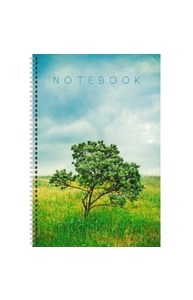 Тетрадь А4 60л спираль клетка "Landscape"