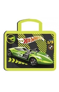 Папка-сумка с ручками А4 "Hot Wheels" увеличенная боковина 75мм