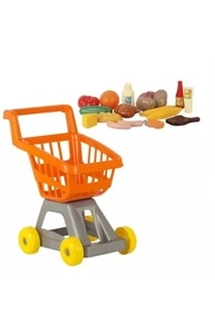 Тележка для супермаркета с продуктами