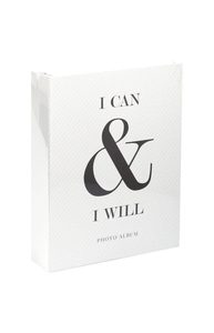 Фотоальбом 200 фото 10*15см "I can & I will" ПП карман