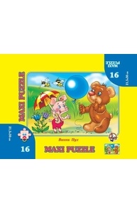 Пазл МАКСИ 16 эл. Винни Пух арт.00327